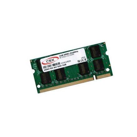 2GB 533MHz DDR2 Notebook RAM CSX (CSXO-D2-SO-533-2G)