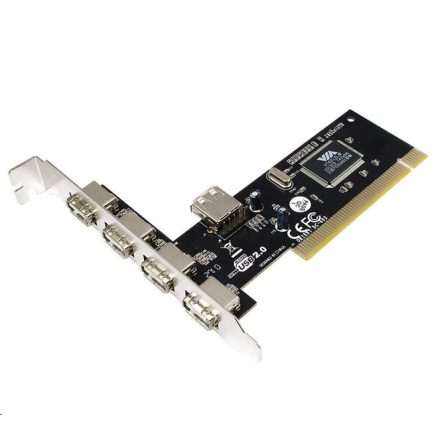 LogiLink 4+1xUSB2.0 bővítő kártya PCI (PC0028)