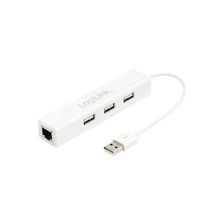 LogiLink UA0174A ethernet adapter 3 USB2.0 hubbal