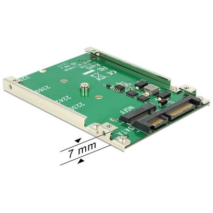 Delock 62544 2.5" konverter SATA 22 Pin > M.2 NGFF