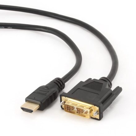 Gembird Cablexpert HDMI--> DVI-D kábel 0.5m (CC-HDMI-DVI-0.5M)