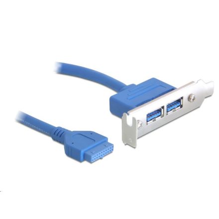 DeLock 2x USB 3.0 hátlapi kivezetés (82976)