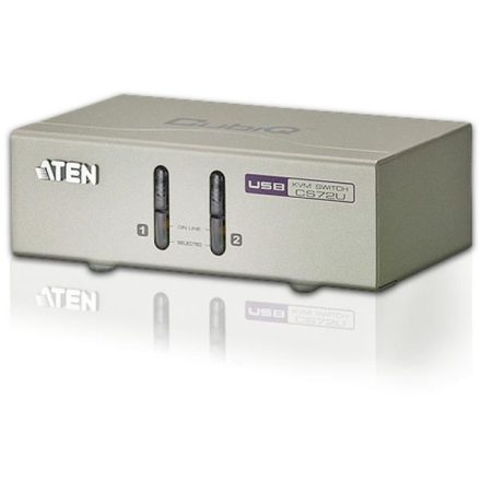 ATEN KVM Switch 2PC USB + kábel (CS72U)