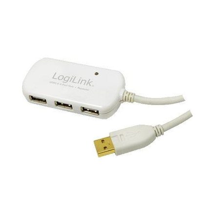 LogiLink UA0108 4 portos USB HUB fehér