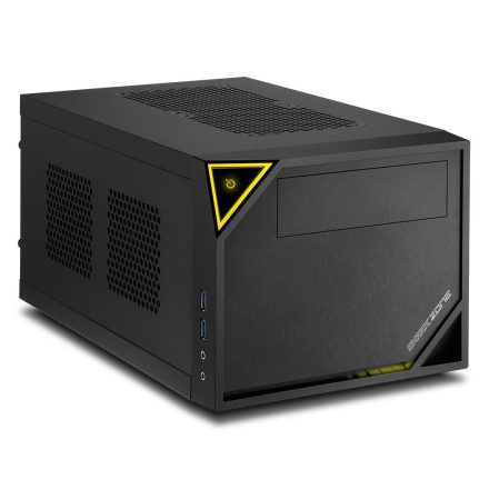 Sharkoon SHARK ZONE C10 táp nélküli Mini-ITX ház fekete (4044951016426)