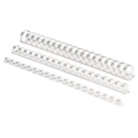 FELLOWES Spirál műanyag (8 mm, 21-40 lap) fehér (5330403)
