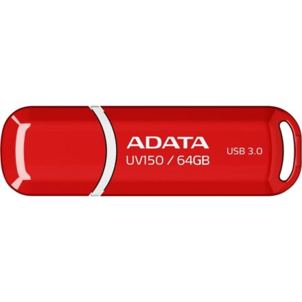 Pen Drive 64GB ADATA UV150 piros USB 3.0 (AUV150-64G-RRD)