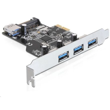 DeLock 3+1x USB 3.0 bővítő kártya PCI-E (89301)