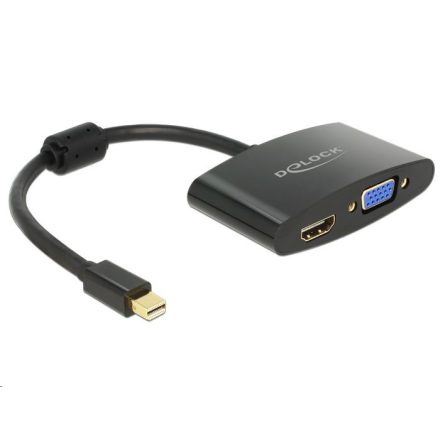 DeLock 65553 mini DisplayPort apa -> HDMI / VGA anya adapter