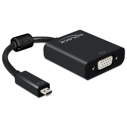 DeLock 65558 HDMI Micro-D apa > VGA anya audióval fekete