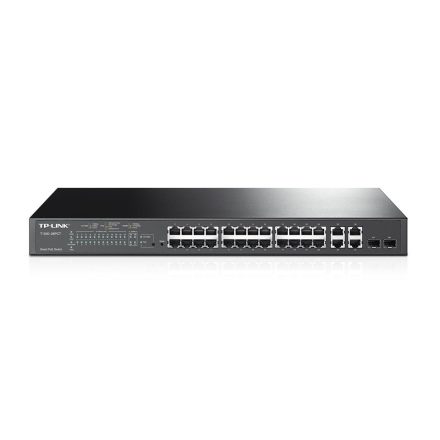 TP-Link TL-SL2428P (T1500-28PCT) 24-Port 10/100Mbps + 4-Port Gigabit PoE+ Smart TL-SL2428P