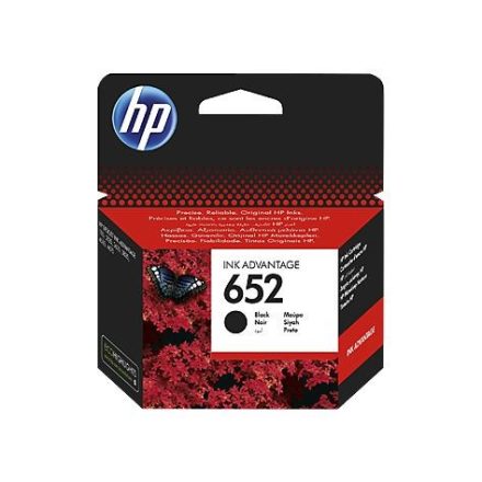 HP 652 fekete tintapatron (F6V25AE)