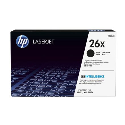 HP 26X nagy kapacitású tonerkazetta fekete (CF226X)