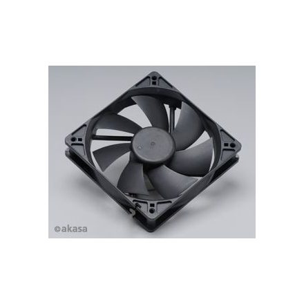 Akasa Black ház hűtő ventilátor fekete 12cm (AK-174BK-S)