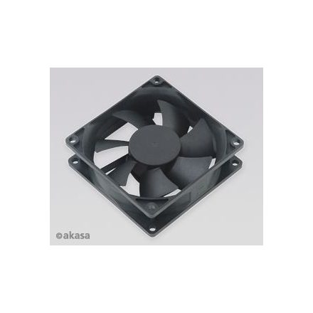 Akasa Black ház hűtő ventilátor fekete 8cm (DFS802512L)