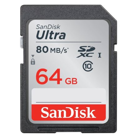 64GB SDXC Sandisk Ultra CL10  (SDSDUNC-064G-GN6IN / 139768)