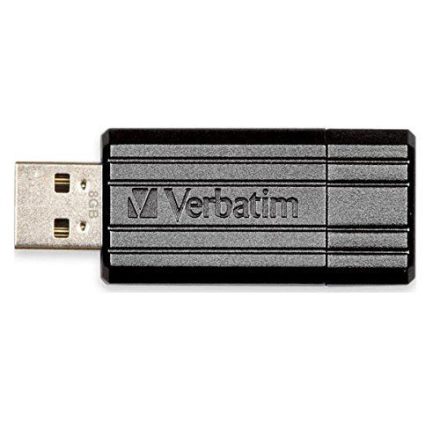 Pen Drive 8GB Verbatim Store 'n' Go PinStripe fekete (49062)