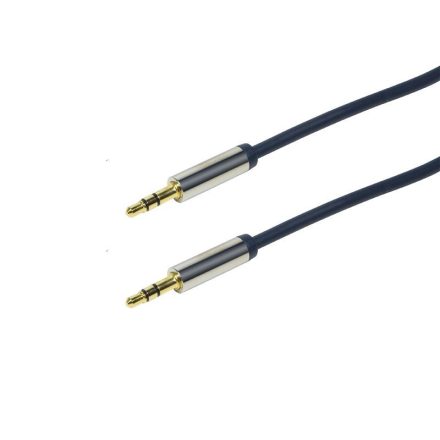 LogiLink 3.5mm Stereo apa/apa audio kábel 0.3m kék  (CA10030)