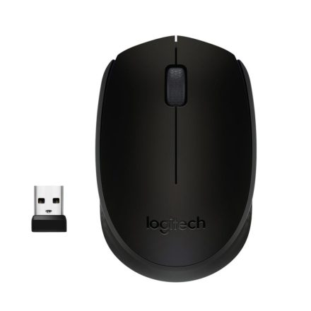 Logitech M171 vezeték nélküli egér fekete-szürke (910-004424)