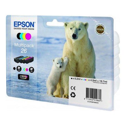 Epson T2616 tintapatron Multipack 4-színű 26 (C13T26164010)