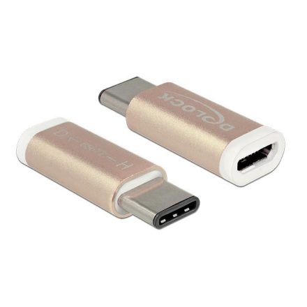 DeLock 65677 USB Type-C (USB-C) 2.0-s adapter csatlakozódugóval > USB 2.0-s Micro-B