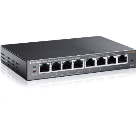 TP-Link TL-SG108PE 10/100/1000Mbps 8 portos PoE smart switch