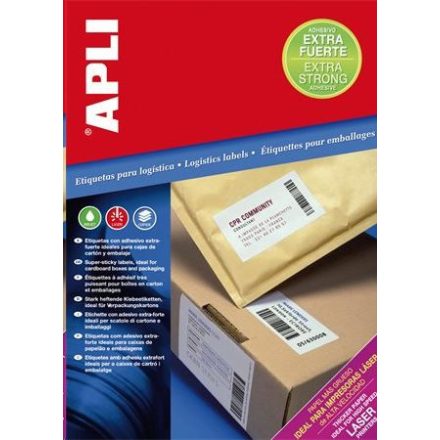 APLI 105x148 mm univerzális etikett, extra erős 400 darab (LCA11785)