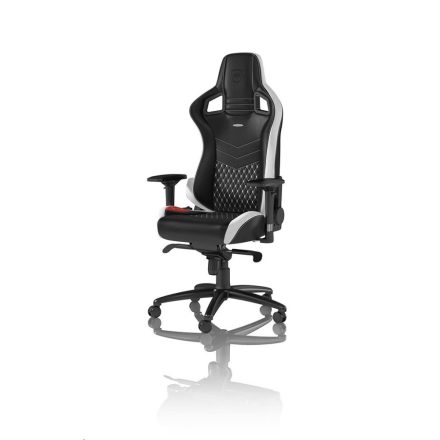 noblechairs EPIC gaming szék Valódi bőr Fekete/Fehér/Piros (NBL-RL-EPC-001)