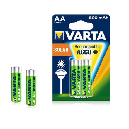 Varta Ready To Use AA Ni-Mh 800 mAh ceruza akku (2db/csomag) Solar (napenergiás készülékekhez)