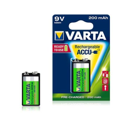 Varta 9V 200 mAh akkumulátor (1db/csomag)  (56722101401)