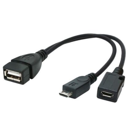 Gembird Cablexpert USB OTG AF + Micro BF --> Micro BM 15cm (A-OTG-AFBM-04)