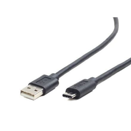 Gembird Cablexpert USB 2.0 AM --> Type-C (USB-C) 1.8m fekete (CCP-USB2-AMCM-6)