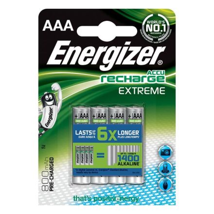 Energizer Extreme 800 mAh AAA akkumulátor (4db/csomag)  (7638900350012)