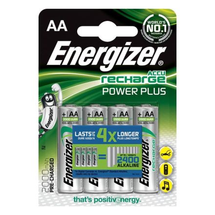 Energizer Power Plus 2000 mAh AA akkumulátor (4db/csomag)  (7638900249101)