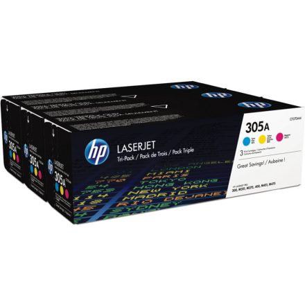 HP CF370AM Tri-Pack C/Y/M toner (305A)