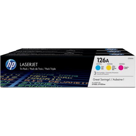 HP CF341A Tri-Pack C/Y/M toner (126A)