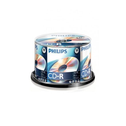 Philips CD-R 80'/700MB lemez hengeres 50db/cs