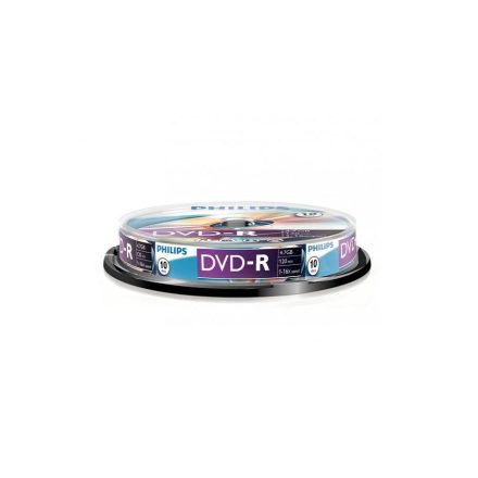 Philips DVD-R 4.7GB 16X DVD lemez hengeres 10db/cs