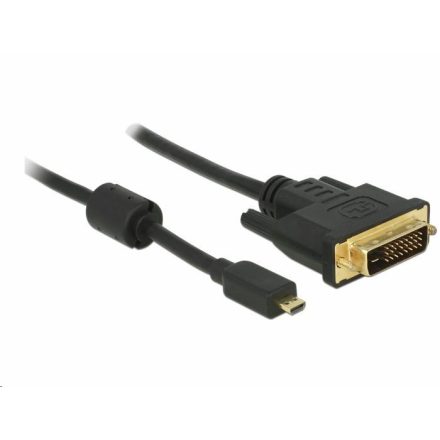 Delock 83585 Micro HDMI D --> DVI-D 1m kábel