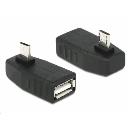 DeLock 65473 USB micro-B male > USB 2.0-A female OTG 270° forgatott