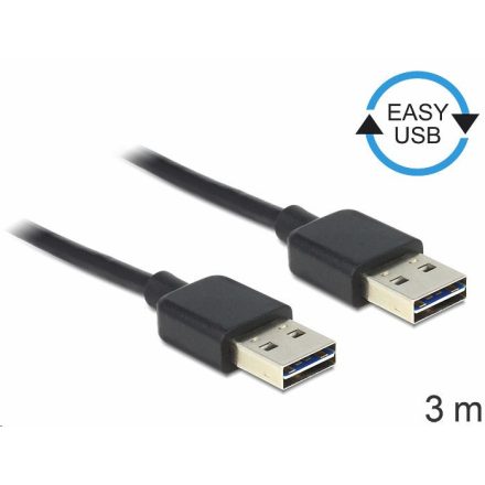 Delock 83462 USB 2.0 -A apa >  apa kábel 3 m