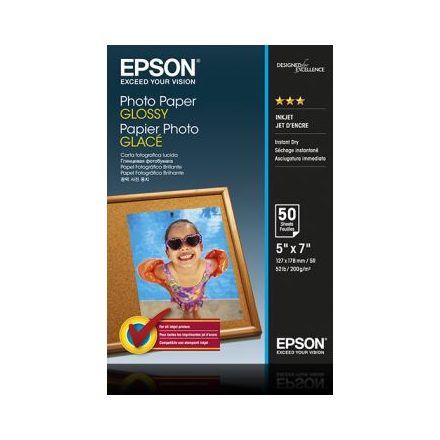 Epson 13x18 Fényes Fotópapír 50Lap 200g (C13S042545)