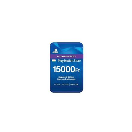 PlayStation Network kártya 15000 Ft- os