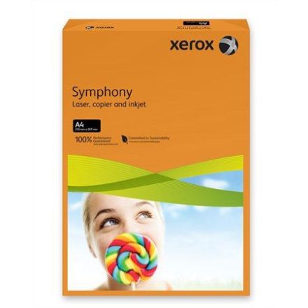 XEROX "Symphony" Másolópapír A4 80g narancs (intenzív) (003R93953)