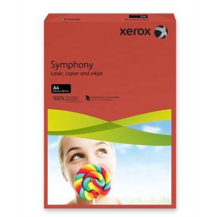 XEROX "Symphony" Másolópapír A4 80g sötétpiros (intenzív) (003R93954)