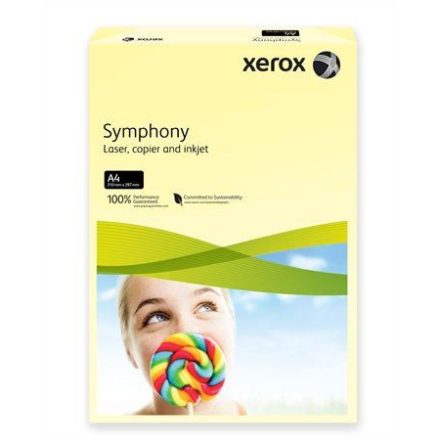 XEROX "Symphony" Másolópapír A4 80g világossárga (pasztell) (003R93975)