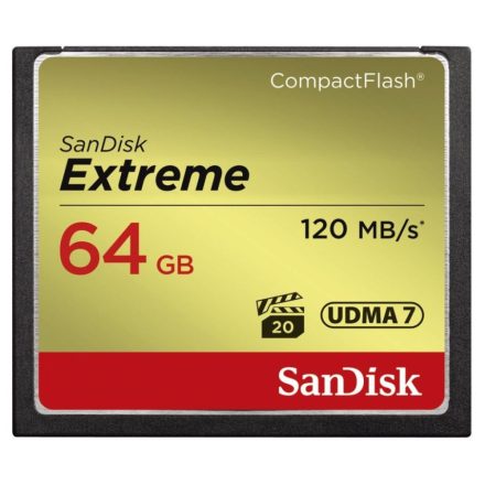 64GB Compact Flash Sandisk Extreme (SDCFXSB-064G-G46)