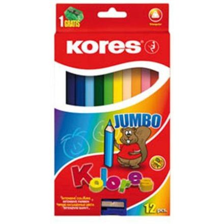 Kores "Jumbo" színes ceruza készlet 12db  (IK100712)