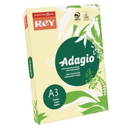 Rey "Adagio" Másolópapír színes A3 80g pasztell sárga (ADAGI080X660)