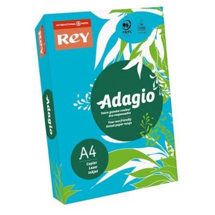 Rey "Adagio" Másolópapír színes A4 80g intenzív kék (ADAGI080X622)